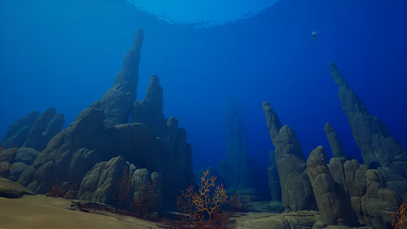 Subnautica 2 map — Dolerite Spires location screenshot