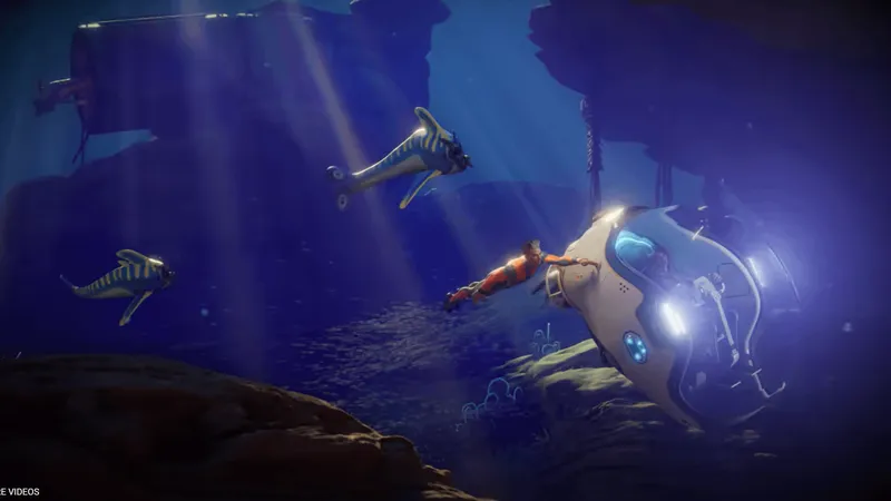 Subnautica 2 Xanadu biome — World Tree and Alien Crypt site